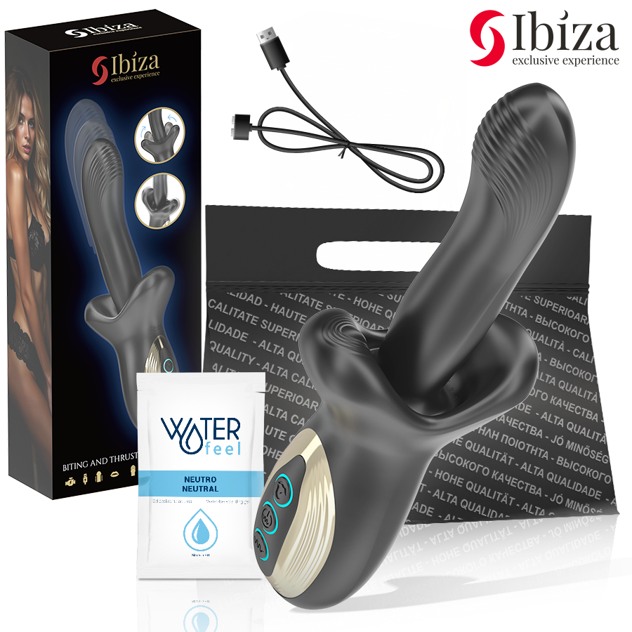 Vibratore Rabbit Rotante con Morso Ibiza Technology — 3 Motori