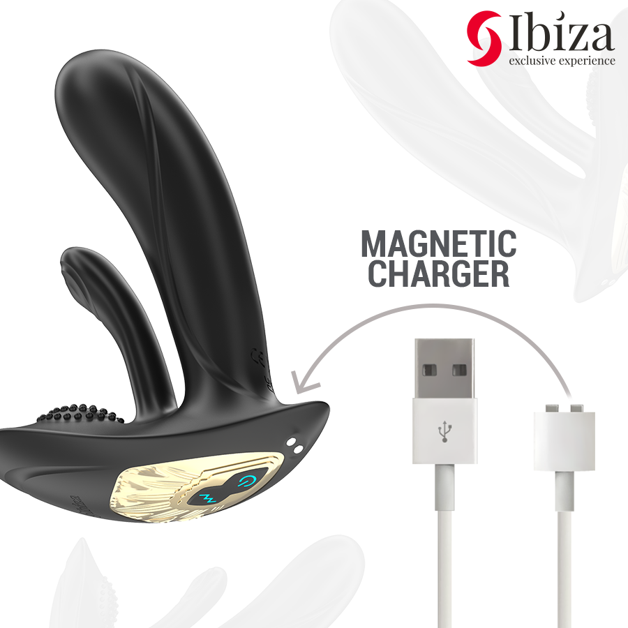 Vibratore Rabbit Indossabile Ibiza — Punto G e Clitoride, Telecomando