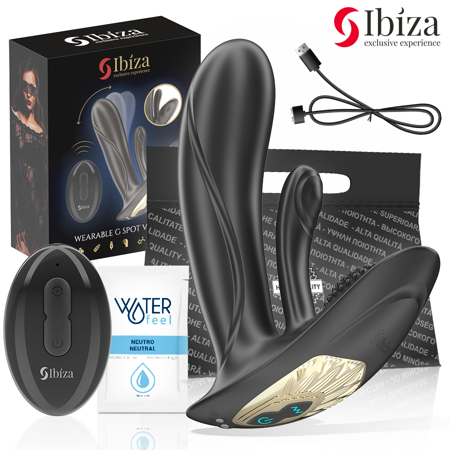 Vibratore Rabbit Indossabile Ibiza — Punto G e Clitoride, Telecomando