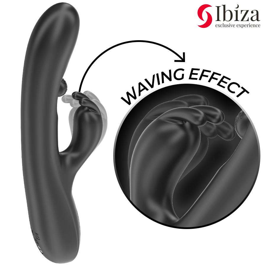 Vibratore Rabbit con Perla Rotante Ibiza — 3 Motori