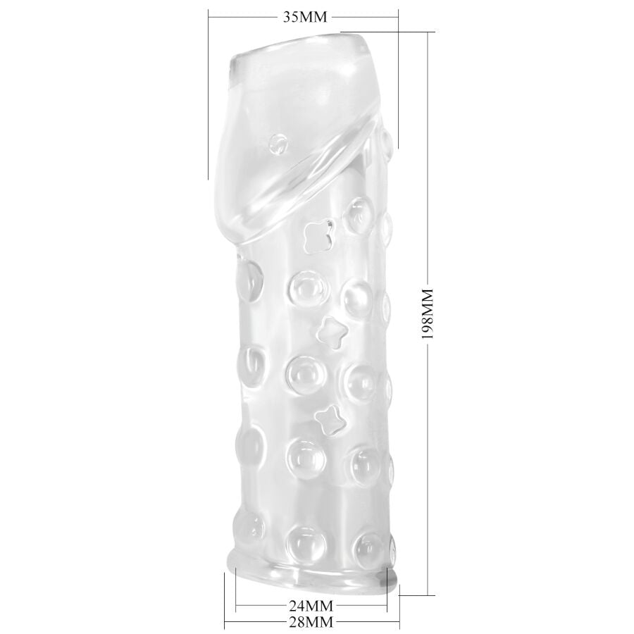 Guaina Pene FOR HIM Bi-026274M Stretta Volumizzante — Trasparente