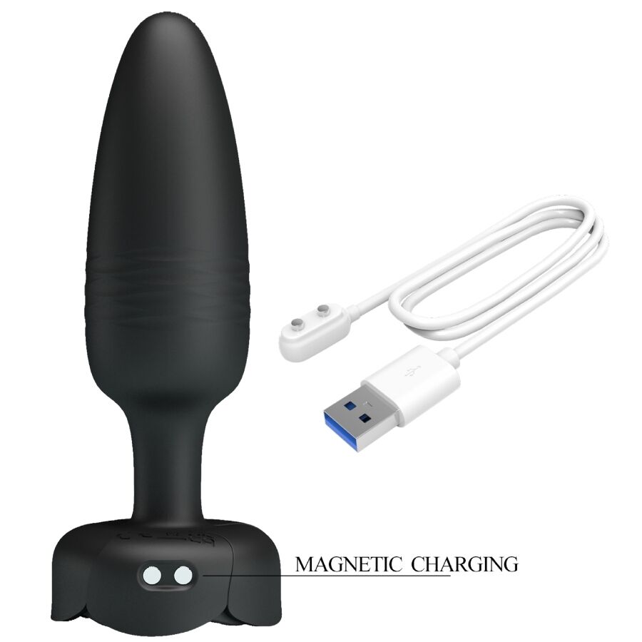 Plug Anale ANAL TOYS Tarion con Luce LED — Nero