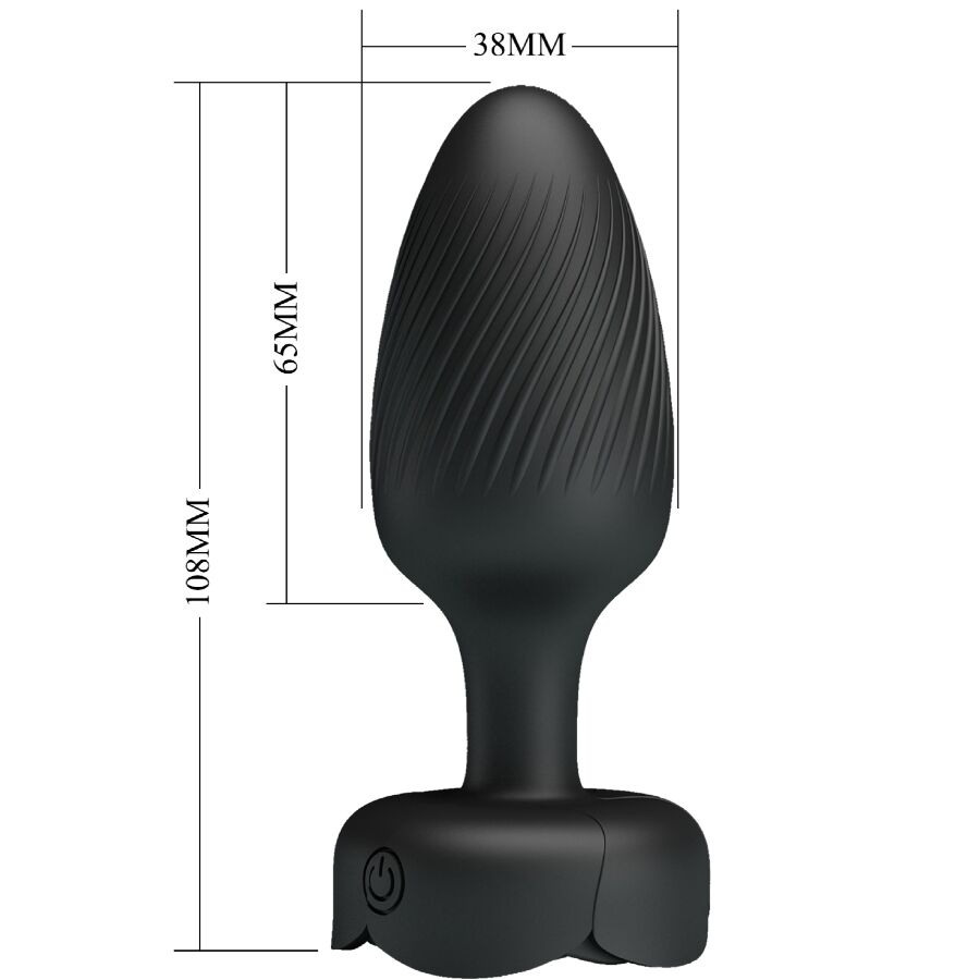 Plug Anale Pretty Love Varian LED — Nero