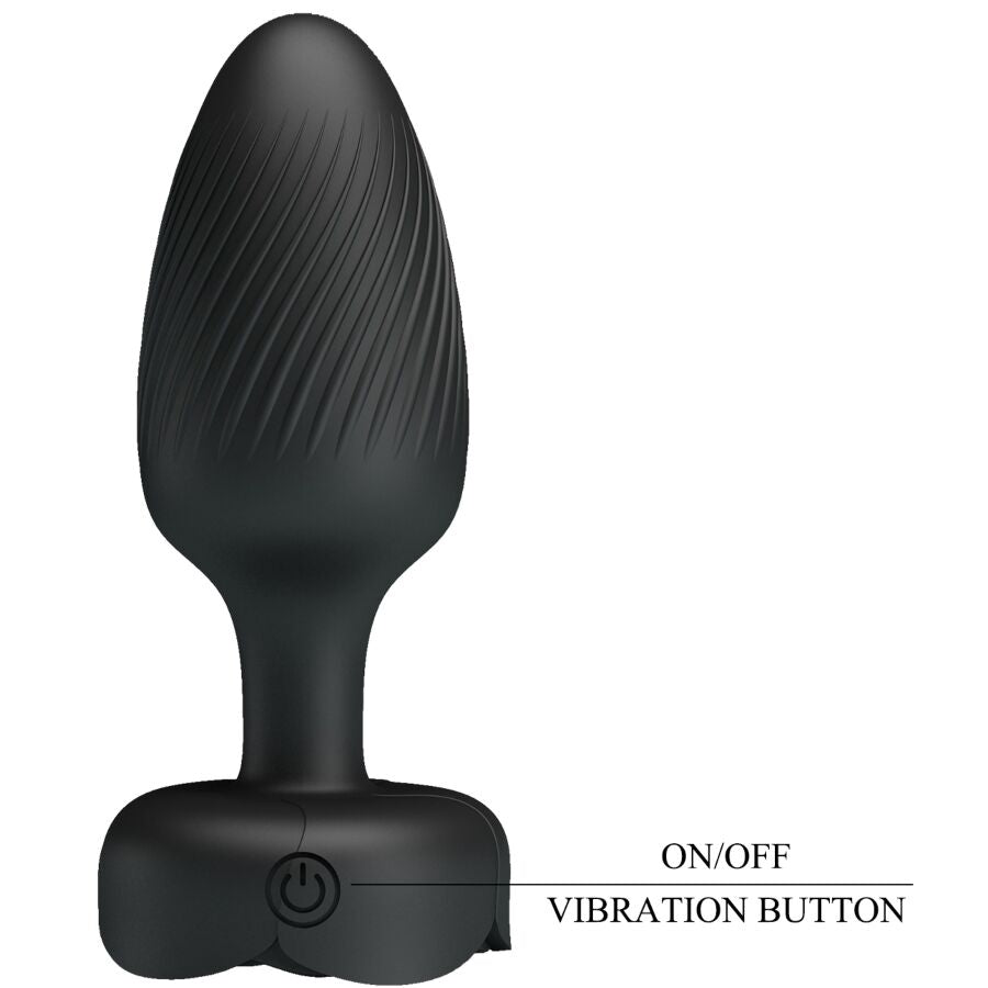 Plug Anale Pretty Love Osborn LED — Nero
