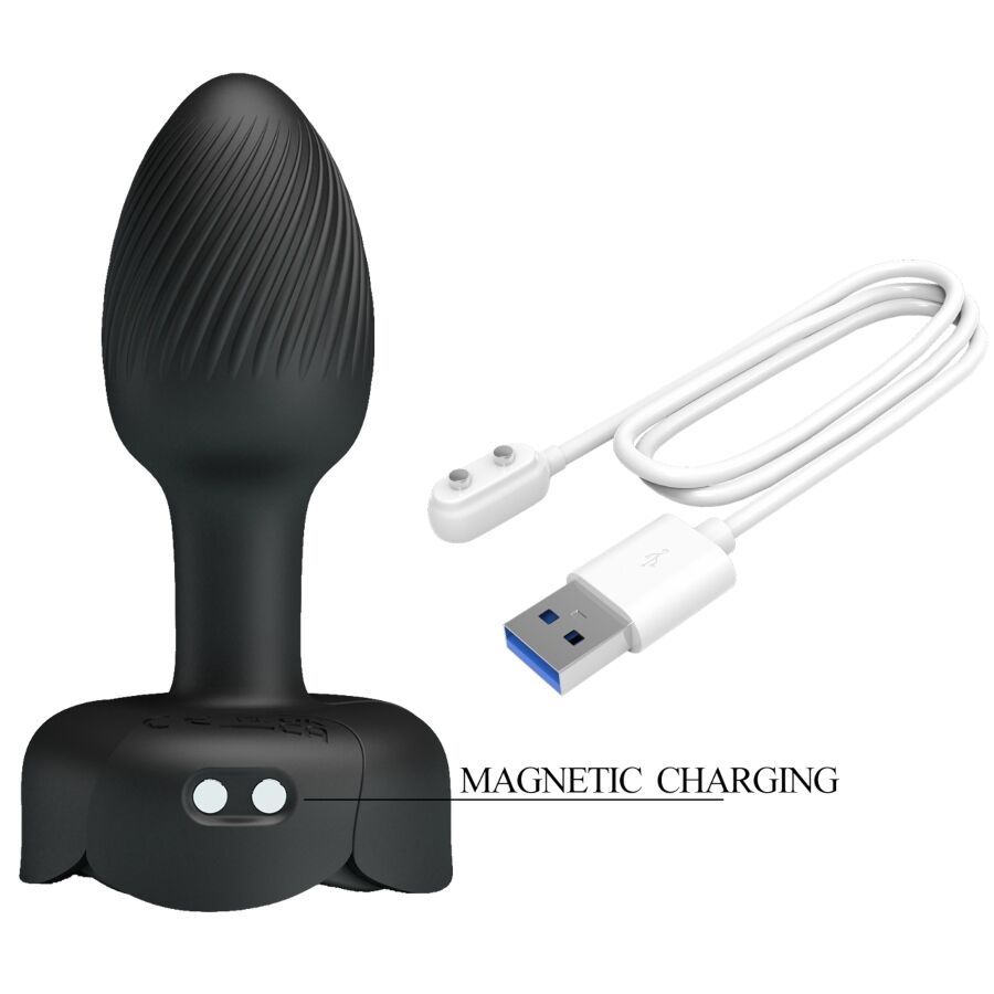 Plug Anale Pretty Love Olman LED — Nero