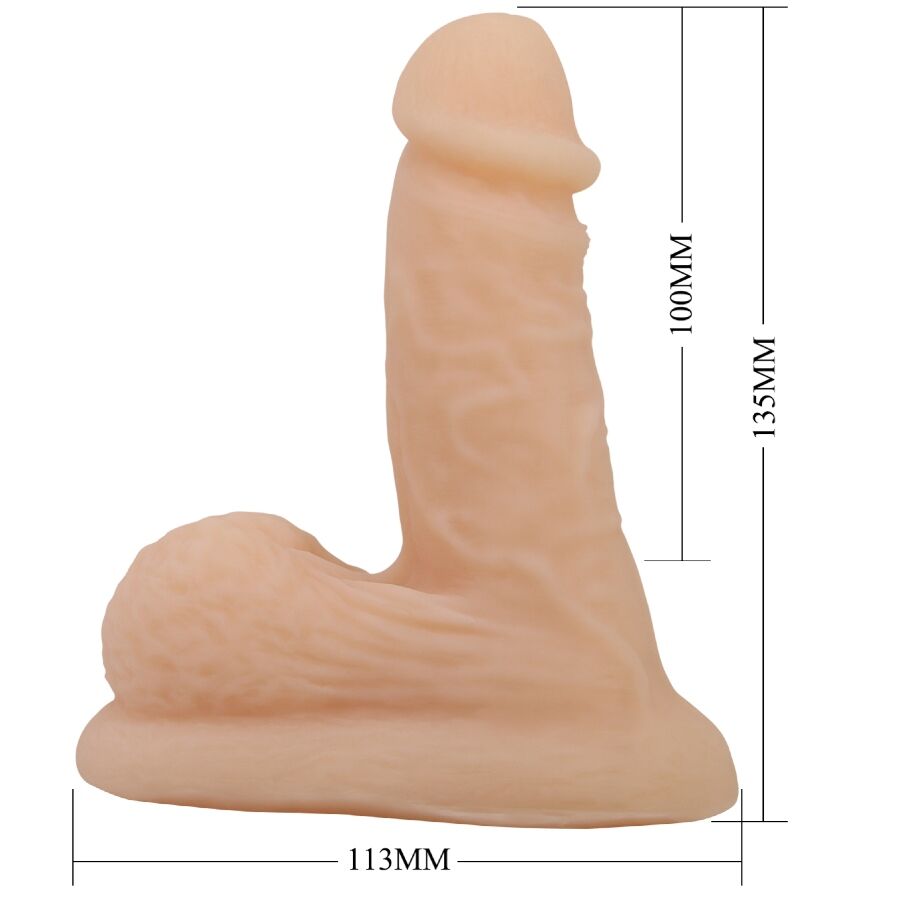 Dildo Realistico Pretty Love Wildon 10cm Naturale — TPR