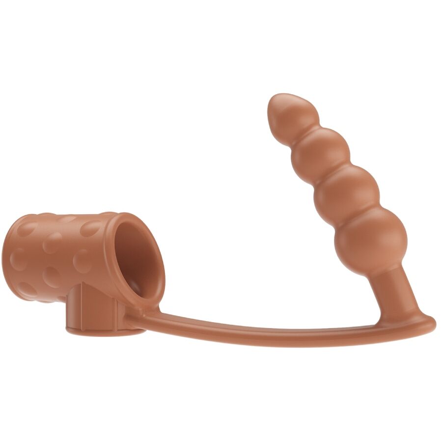 Guaina Pene Pretty Love BI-026277M con Tappo Anale — Naturale