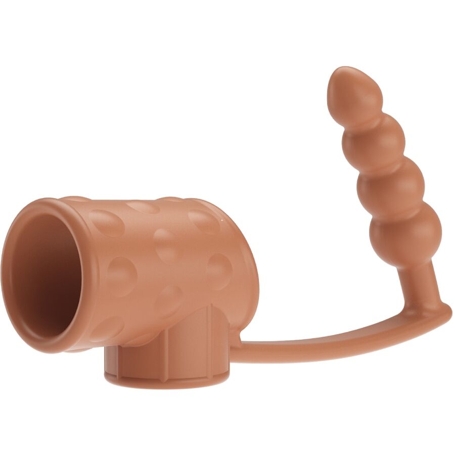 Guaina Pene Pretty Love BI-026277M con Tappo Anale — Naturale