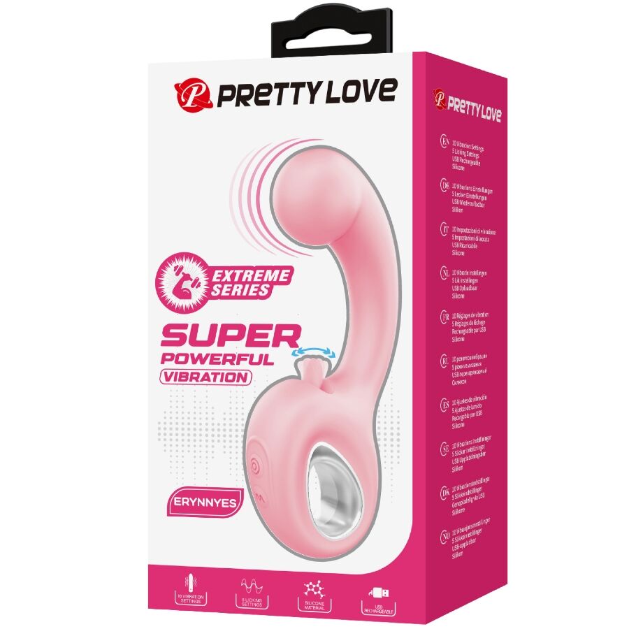 Vibratore Punto G Pretty Love Erynnies 10 Vibrazioni — Rosa