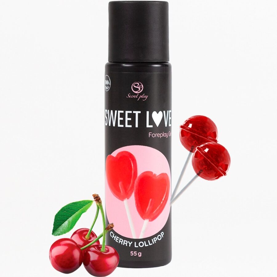 Gel Commestibile alla Ciliegia Secretplay Dolce Amore — 60 ml