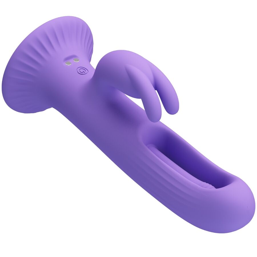 Vibratore Coniglio Pretty Love Killmoulis 12 Modalità Viola — Silicone