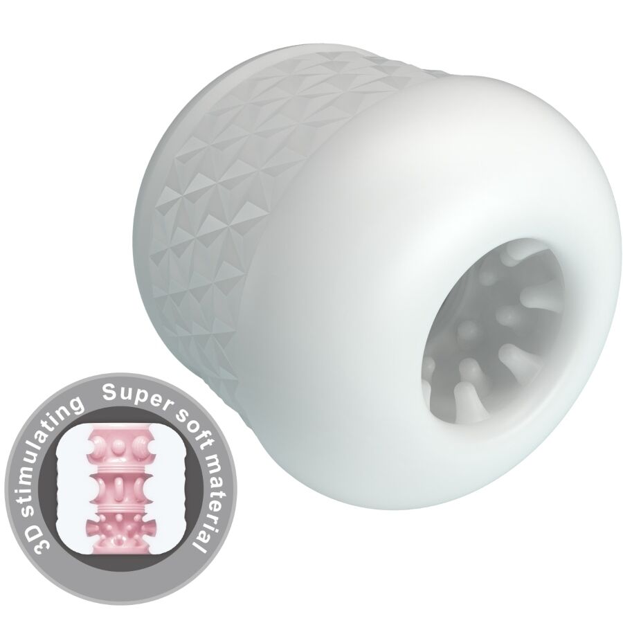 Masturbatore Maschile Pretty Love BM-009252N-1 — Bianco