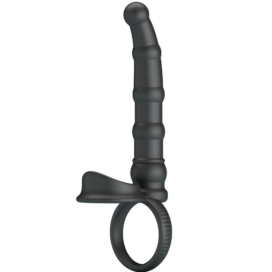 Anello Vibrante FOR HIM Tatum Doppio Anello — Nero