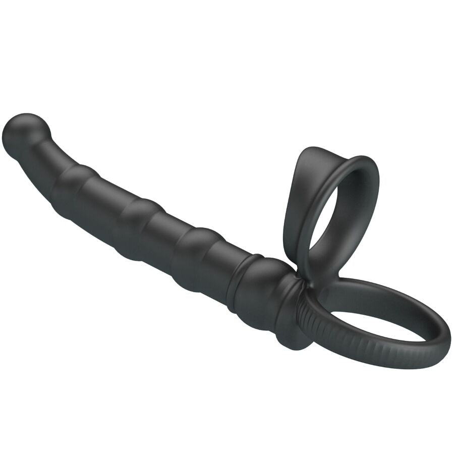 Anello Vibrante FOR HIM Tatum Doppio Anello — Nero