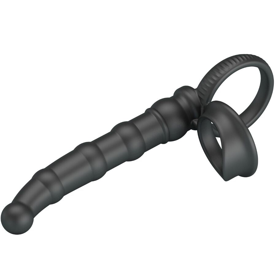 Anello Vibrante FOR HIM Tatum Doppio Anello — Nero