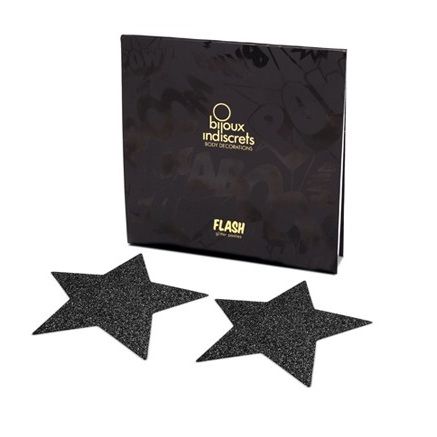 Cappucci per Capezzoli Decorativi Bijoux Flash — Black Star