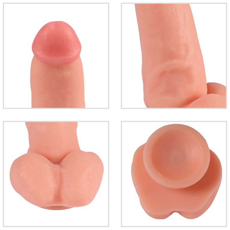 Dildo Vibrante con Telecomando Shequ Aquila Rossa — 17 cm