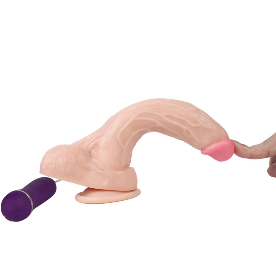 Dildo Realistico Vibrante con Telecomando Shequ Holy Dragon — 20,5 cm