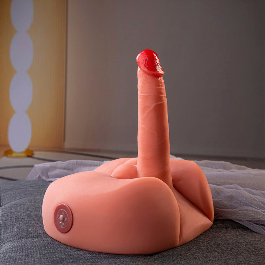 Dildo Realistico Vibrante Xise Honey — Silicone TPE 25 cm
