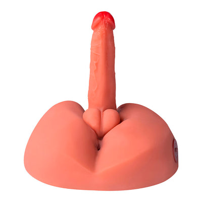 Dildo Realistico Vibrante Xise Honey — Silicone TPE 25 cm