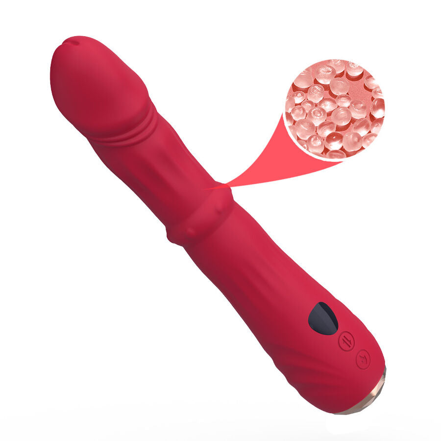 Dildo Vibrante Termoregolabile Armony — Punto G, Rosso