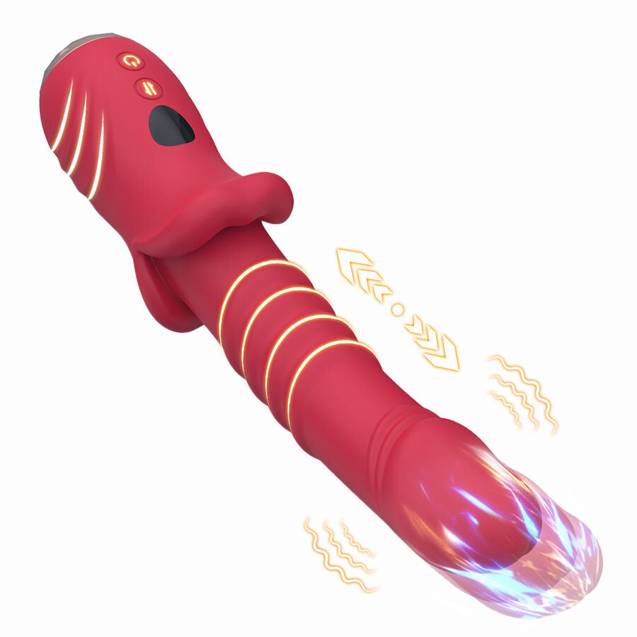 Dildo Vibrante Punto A Armony Point A — Rosso