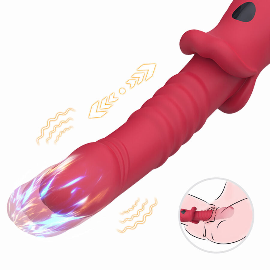 Dildo Vibrante Punto A Armony Point A — Rosso