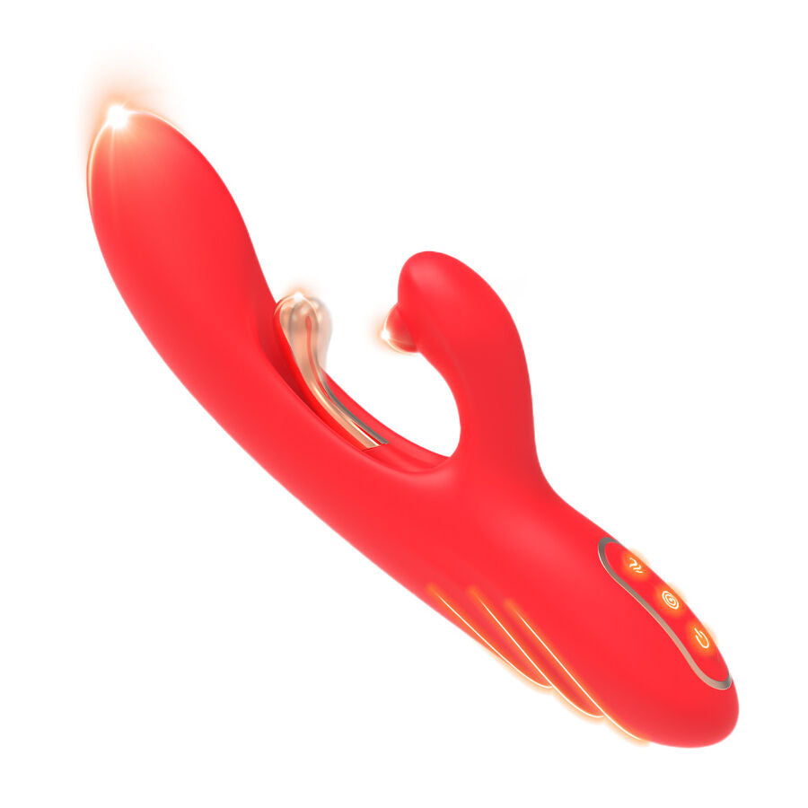 Vibratore Rabbit Punto G e Clitoride Armony — Lingua Oscillante