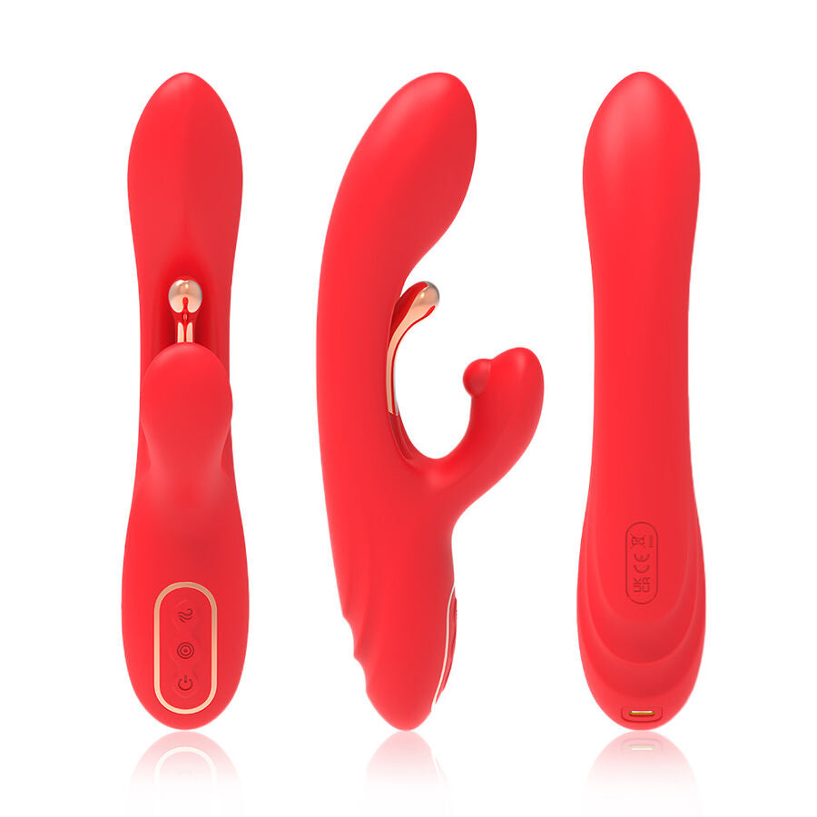 Vibratore Rabbit Punto G e Clitoride Armony — Lingua Oscillante