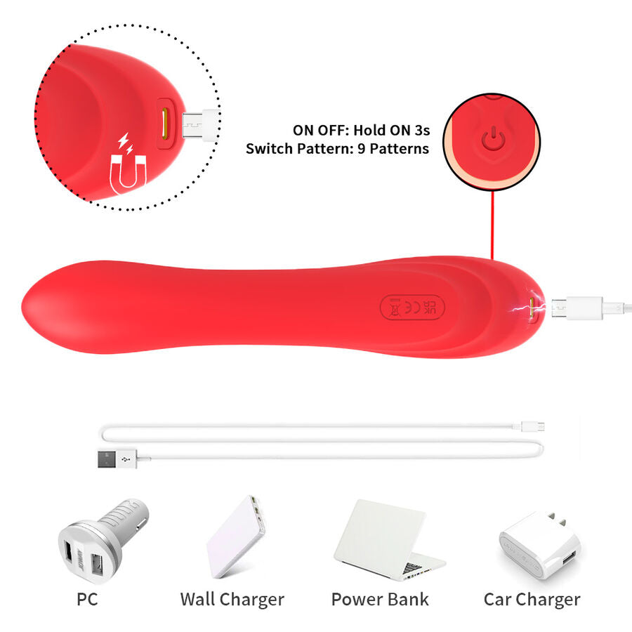 Vibratore Rabbit Punto G e Clitoride Armony — Lingua Oscillante