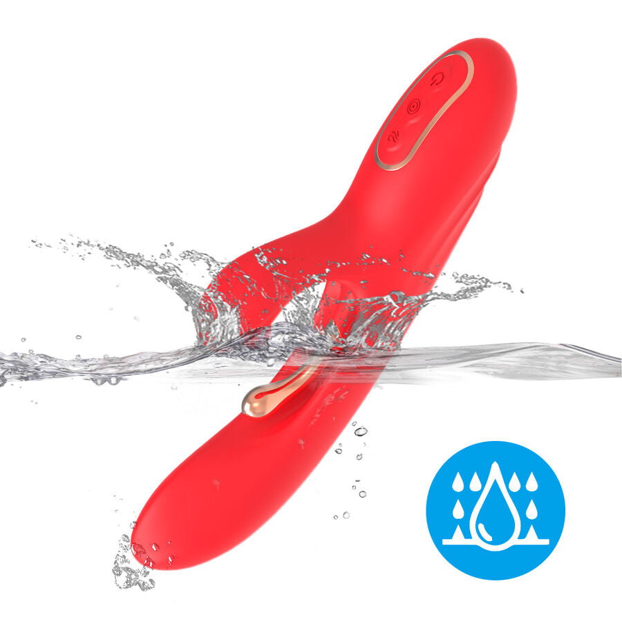 Vibratore Rabbit Punto G e Clitoride Armony — Lingua Oscillante
