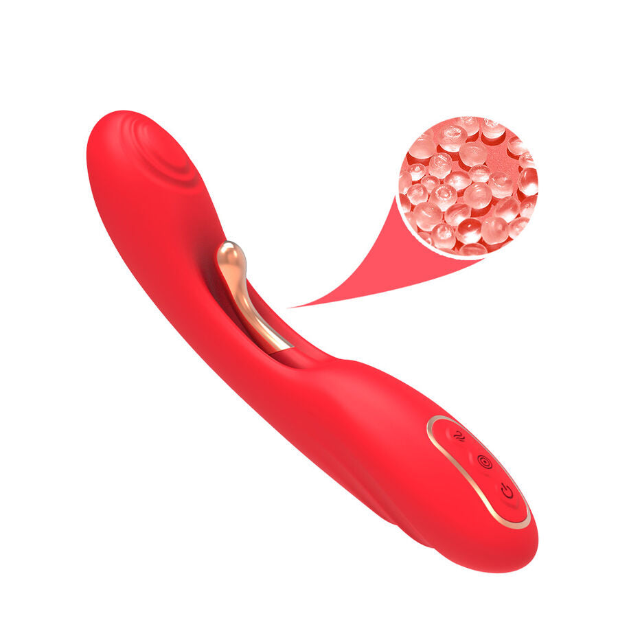 Vibratore Rabbit Punto G Armony — Lingua Oscillante, Rosso