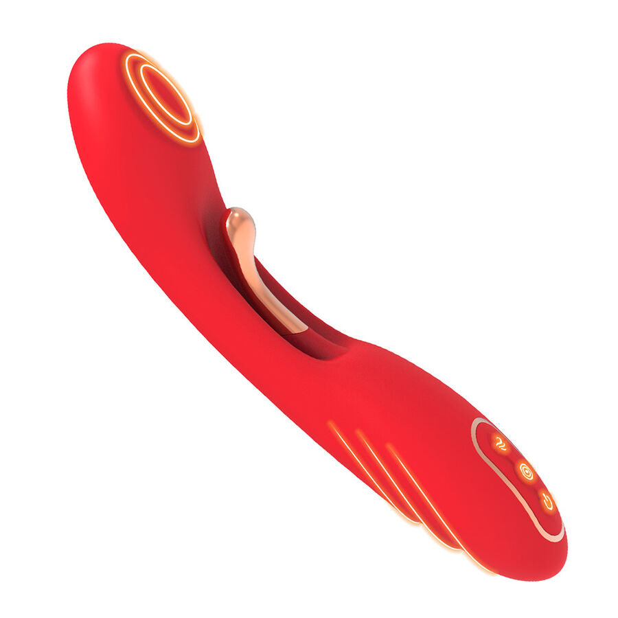 Vibratore Rabbit Punto G Armony — Lingua Oscillante, Rosso