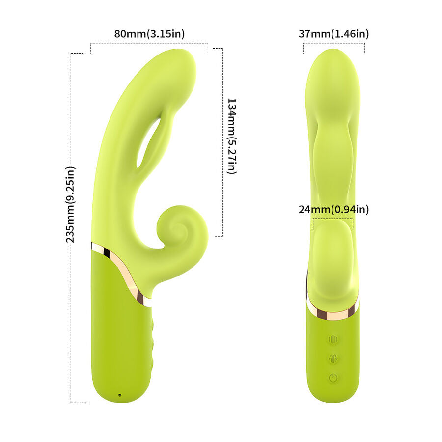 Vibratore A-Spot Gonfiabile Armony — Silicone, Verde