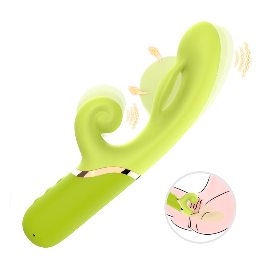 Vibratore A-Spot Gonfiabile Armony — Silicone, Verde