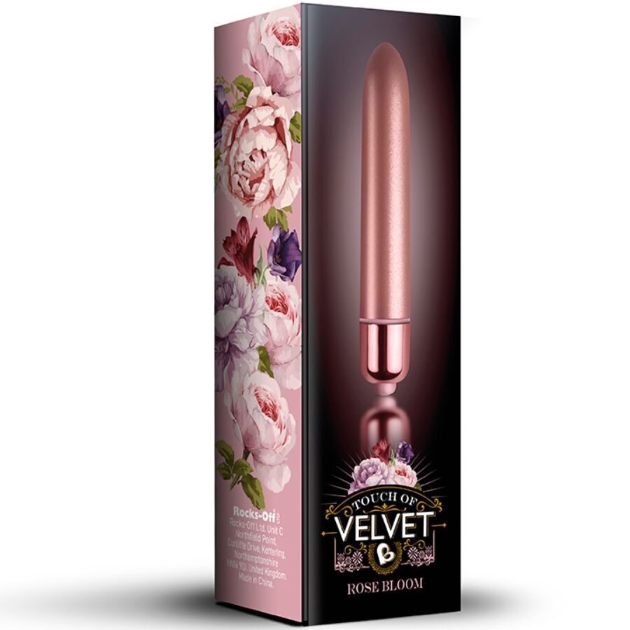 Uovo Vibrante Rocks-Off Touch of Velvet Rose Bloom — 10 Velocità