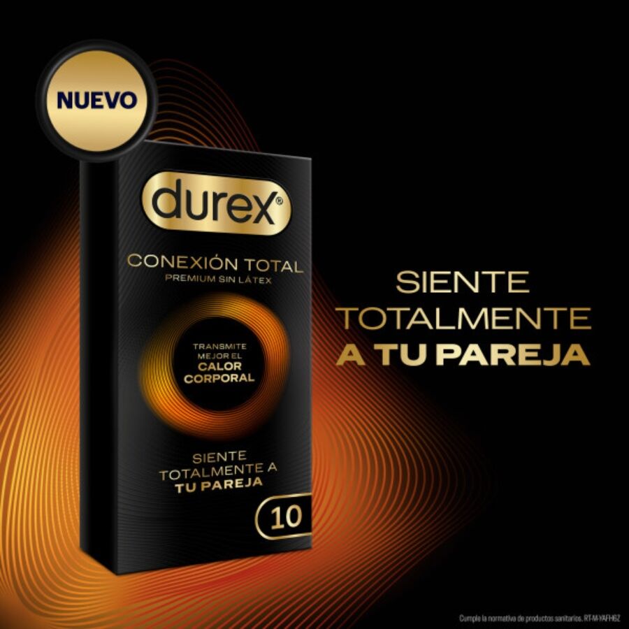 Preservativi Senza Lattice Ultrasottili Durex Total Connection — 10 pz