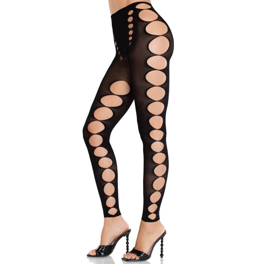 Collant Senza Piede Opachi Leg Avenue Seamless Strapless — Nero