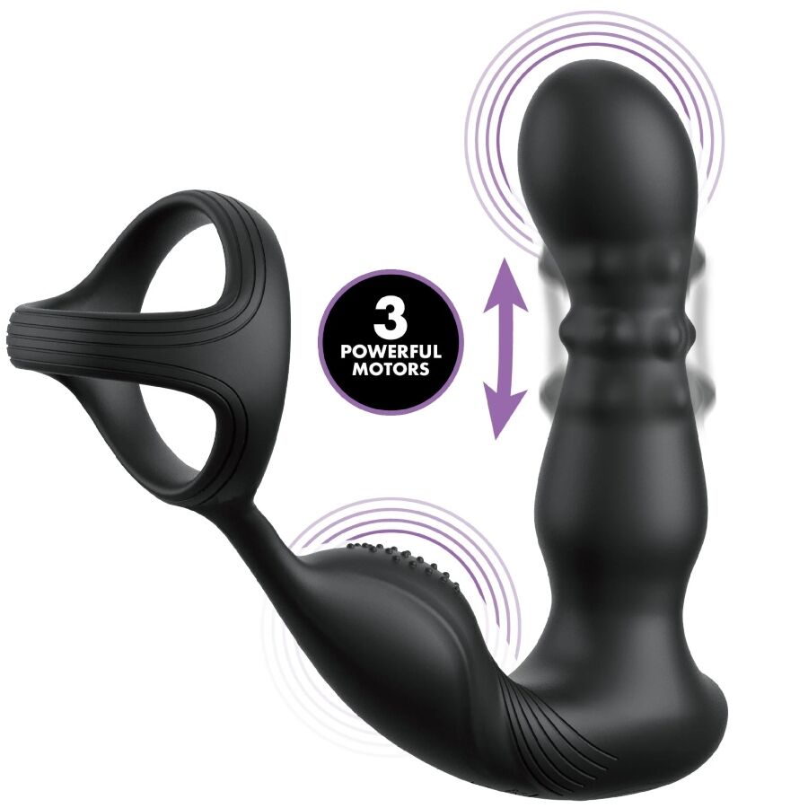 Anello Fallico Vibrante Anal Fantasy Elite Ass-Gasm Slide & Glide
