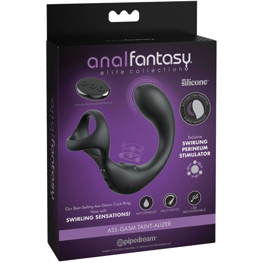 Massaggiatore Prostatico Vibrante Anal Fantasy Elite — Telecomando