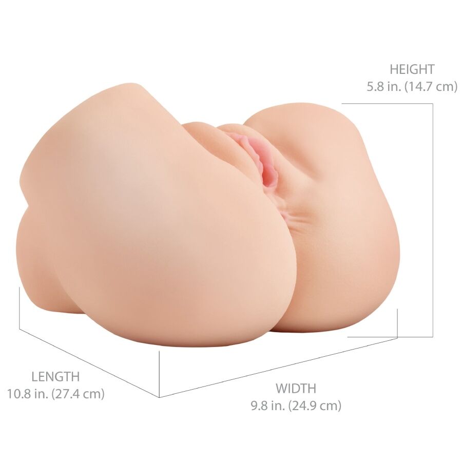 Masturbatore Maschile Vibrante PDX Elite Back That Ass Up — Vagina e Ano