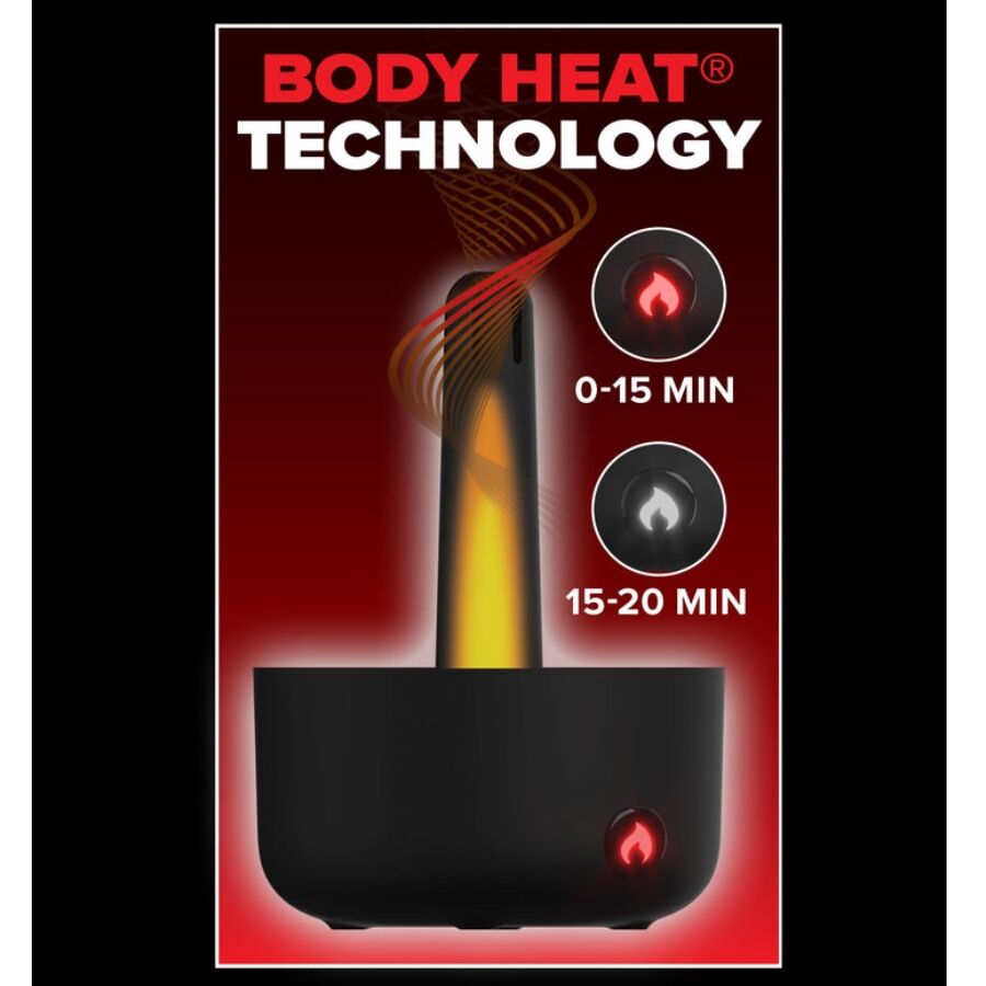 Masturbatore Automatico con Calore PDX Elite Milk Me Hotter