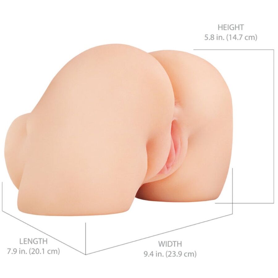 Masturbatore Maschile Vibrante PDX Elite Shake That Ass — Realistico