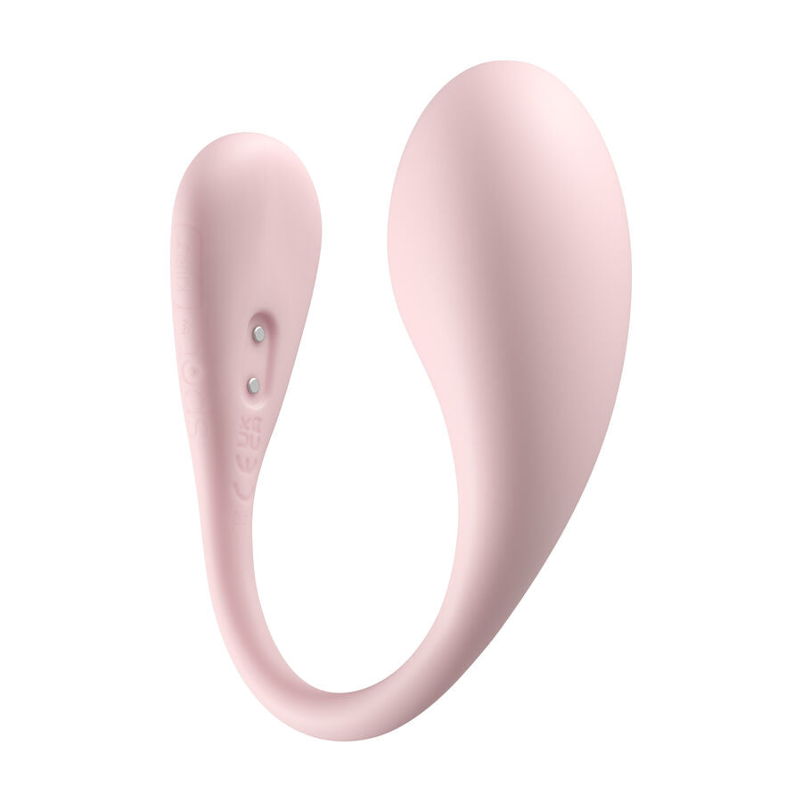 Vibratore a U Punto G e Clitoride Kiiroo Spot Kiss Me — Rosa