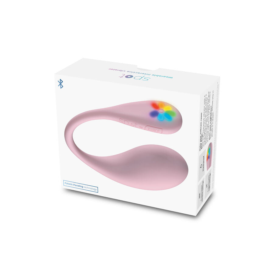 Vibratore a U Punto G e Clitoride Kiiroo Spot Kiss Me — Rosa