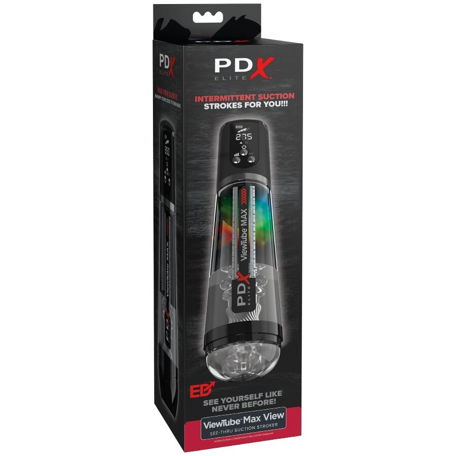 Masturbatore Automatico con Aspirazione PDX Elite Viewtube Max