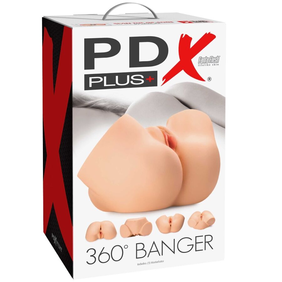Masturbatore Anale Vaginale Realistico PDX Plus 360 Banger