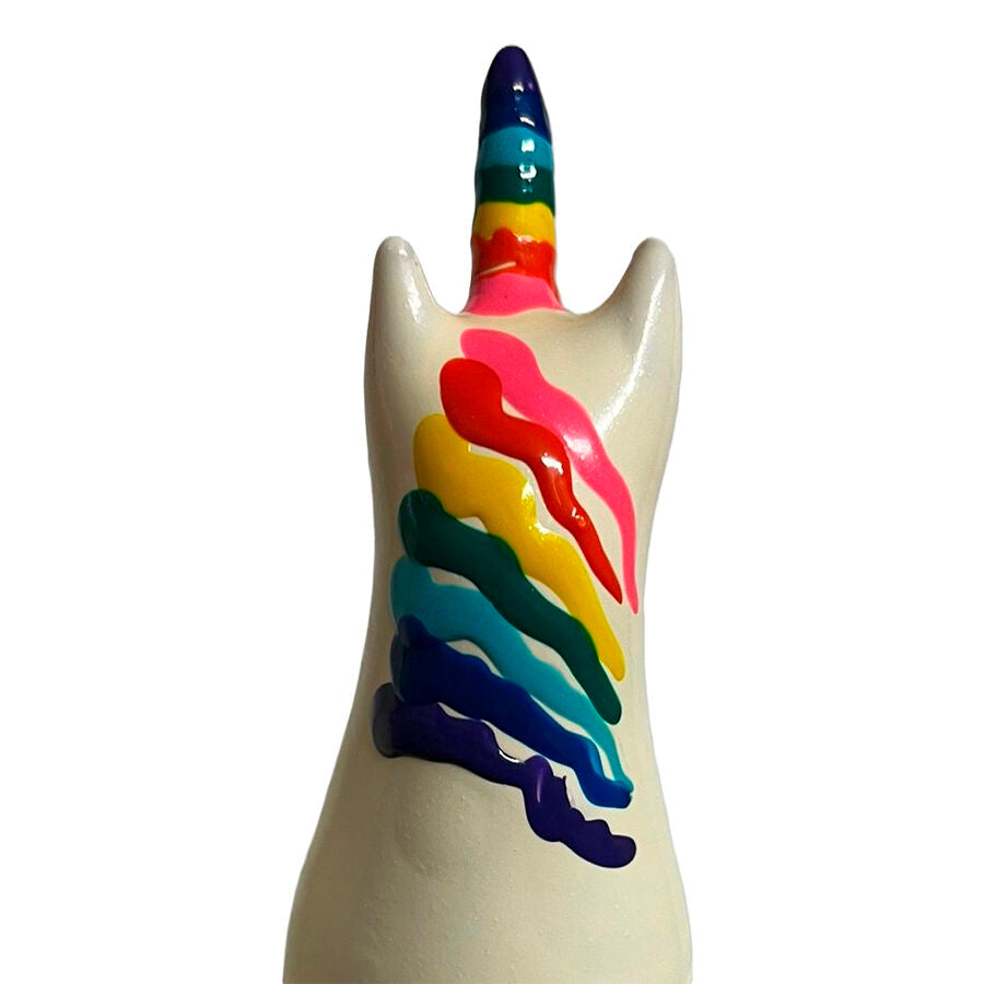 Preservativi Dipinti a Mano Condomerie — Unicorno Arcobaleno