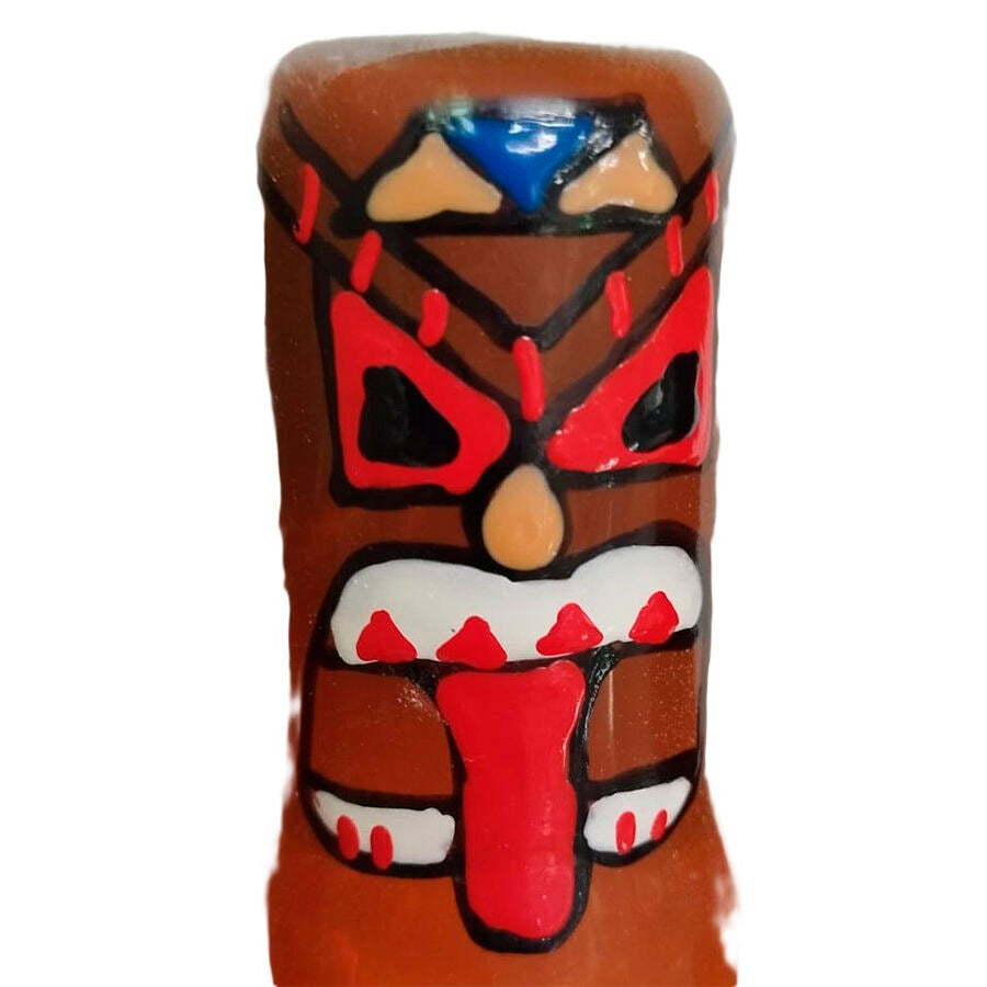 Preservativi Dipinti a Mano Condomerie Tiki Totem — Edizione Artistica
