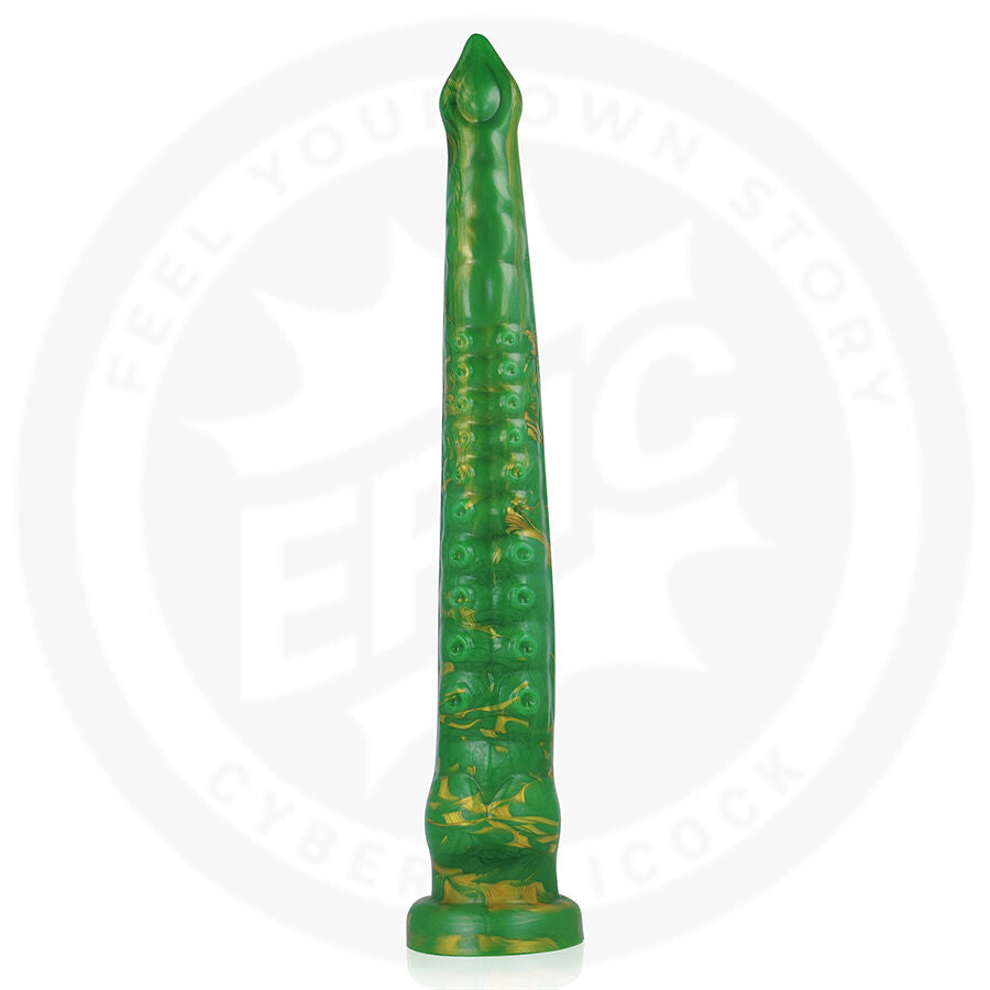 Dildo Realistico Epic Hylos Flash — Silicone, Verde 28 cm